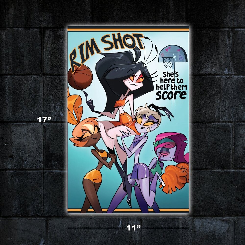 Hazbin Hotel Rim Shot poster - 11x17 series wall art print merch Helluva Boss
